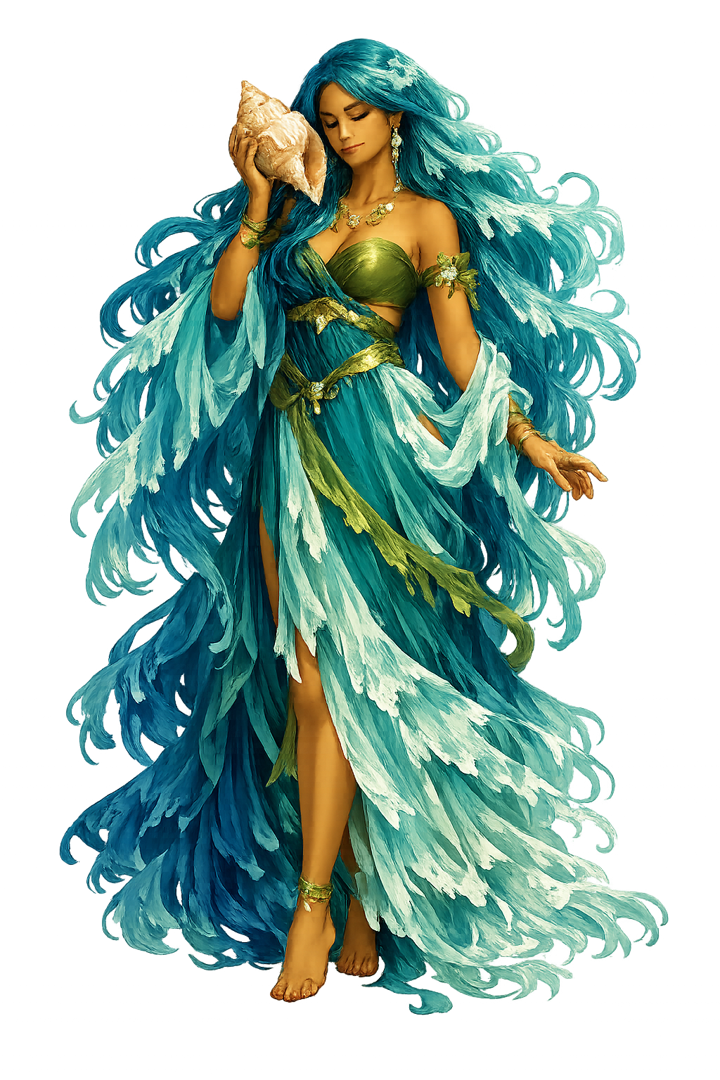 Asía — Personified Continent of Asia