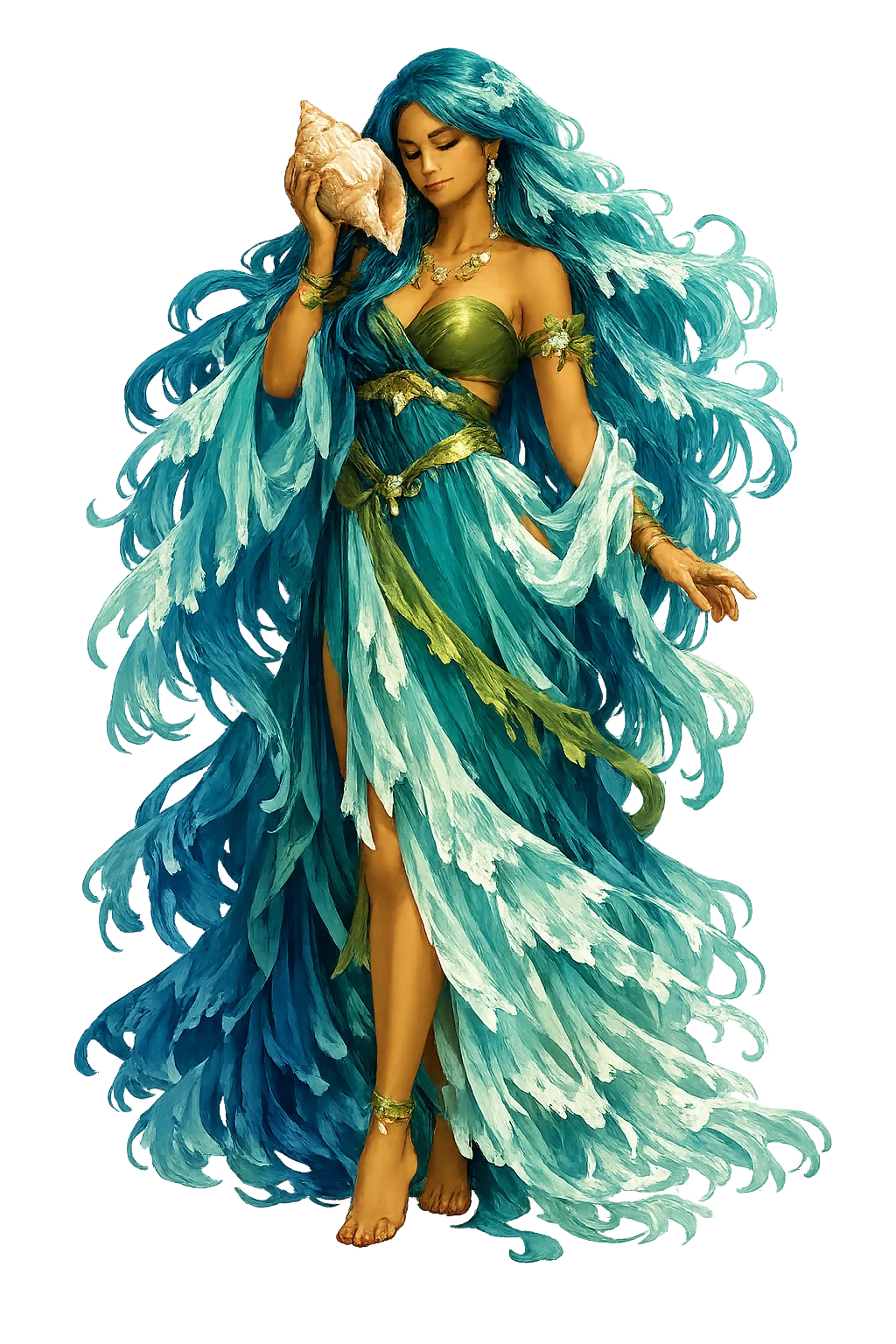 Asía — Personified Continent of Asia