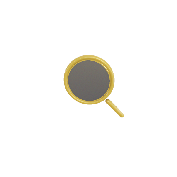 The Lens — a gold-rimmed obsidian lens: scrutiny over the Unicode namespace