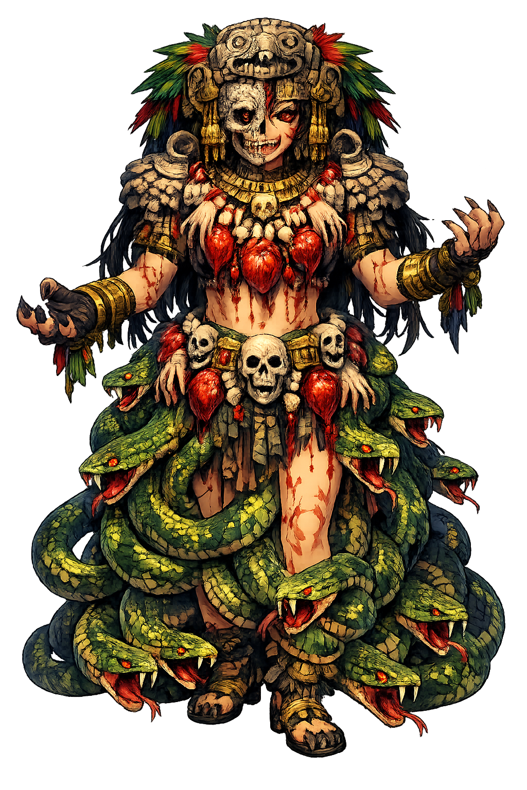 Cōātlīcue — Earth, Mother of Gods