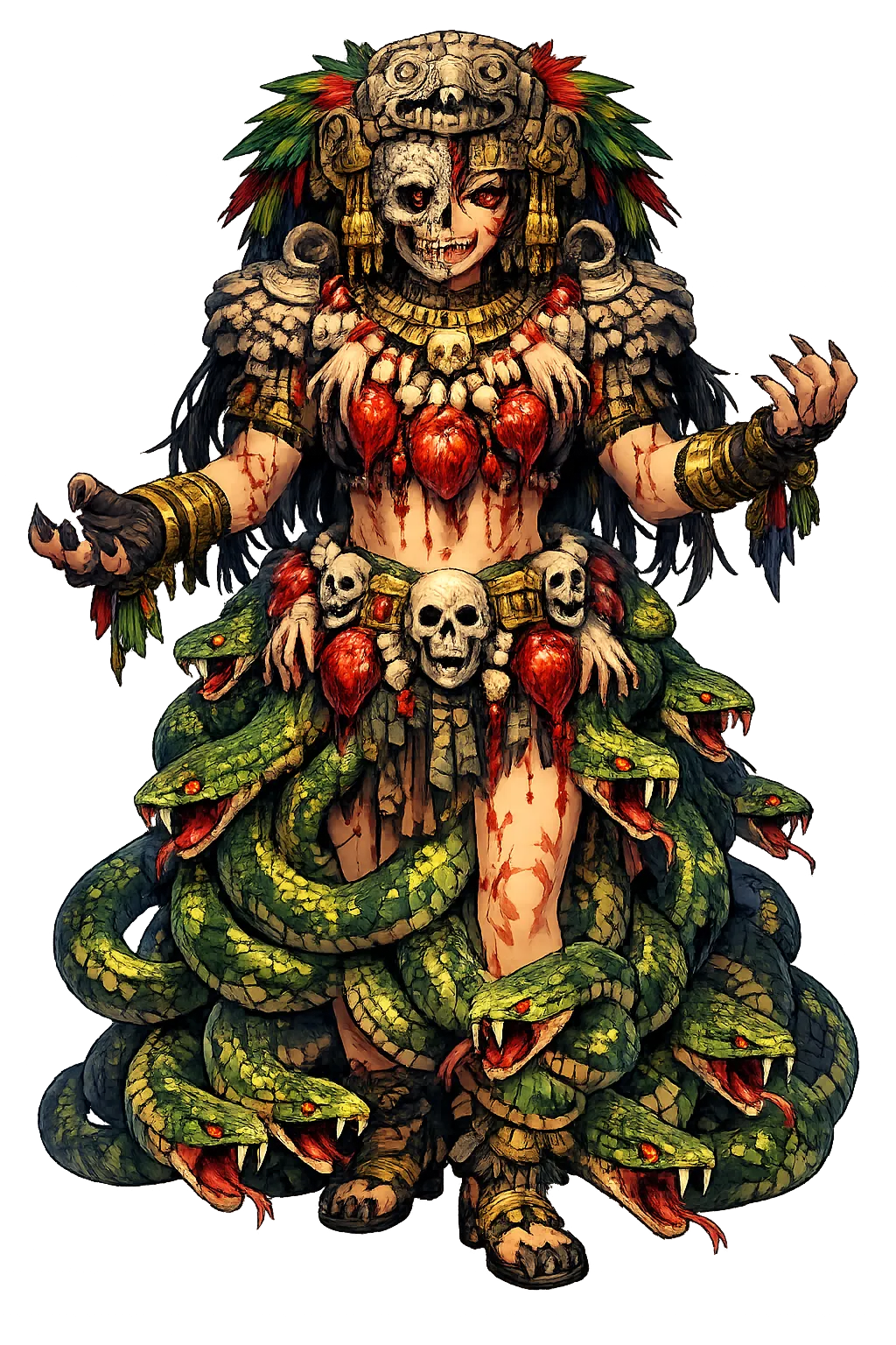Cōātlīcue — Earth, Mother of Gods