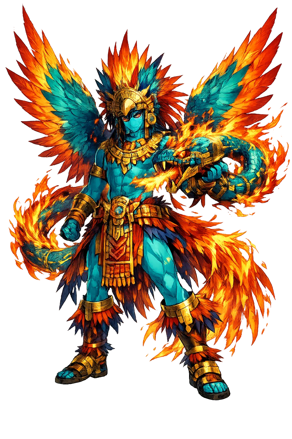 Huītzilōpōchtli — Sun, War, Hummingbird