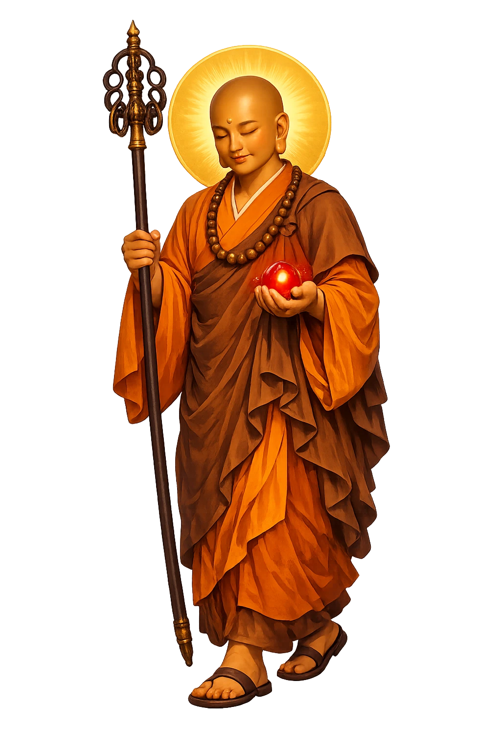 Kṣitigarbha — Earth Womb, Savior of Hell Beings
