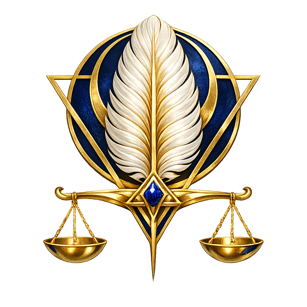 Mꜣꜥt logomark