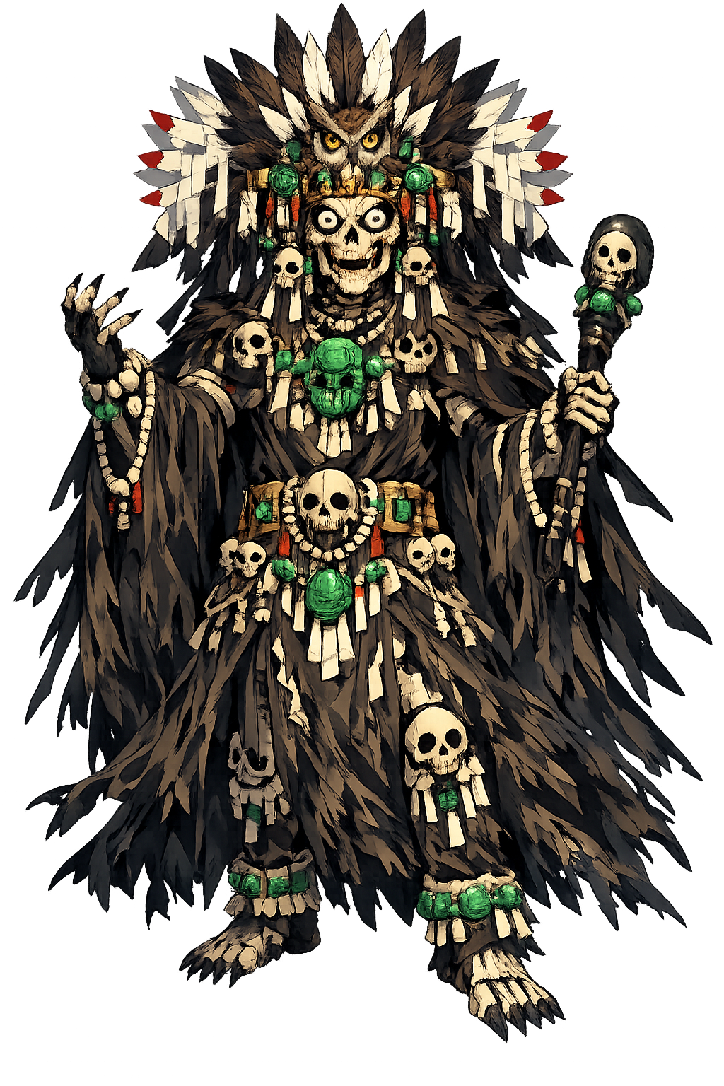 Mictlāntēcutli — Lord of Mictlān, Death, Underworld