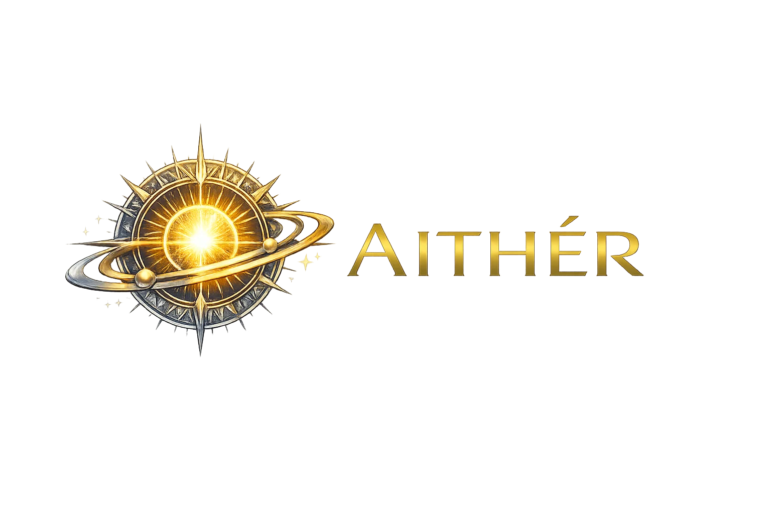 Aithḗr wordmark