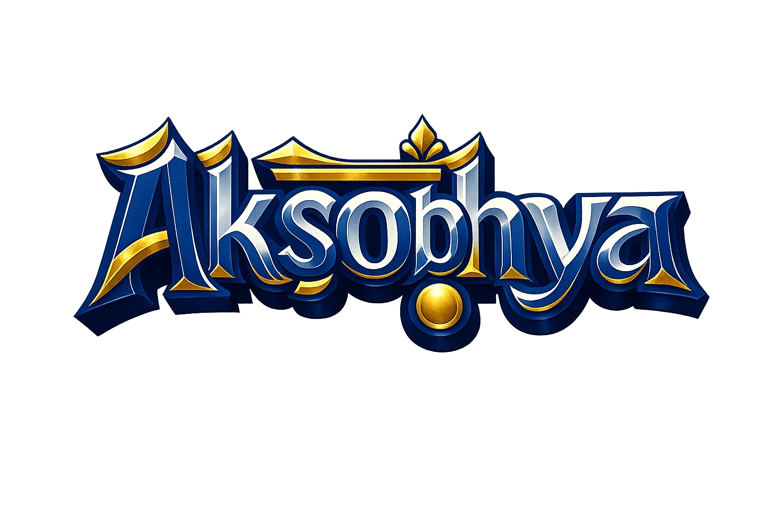 Akṣobhya wordmark