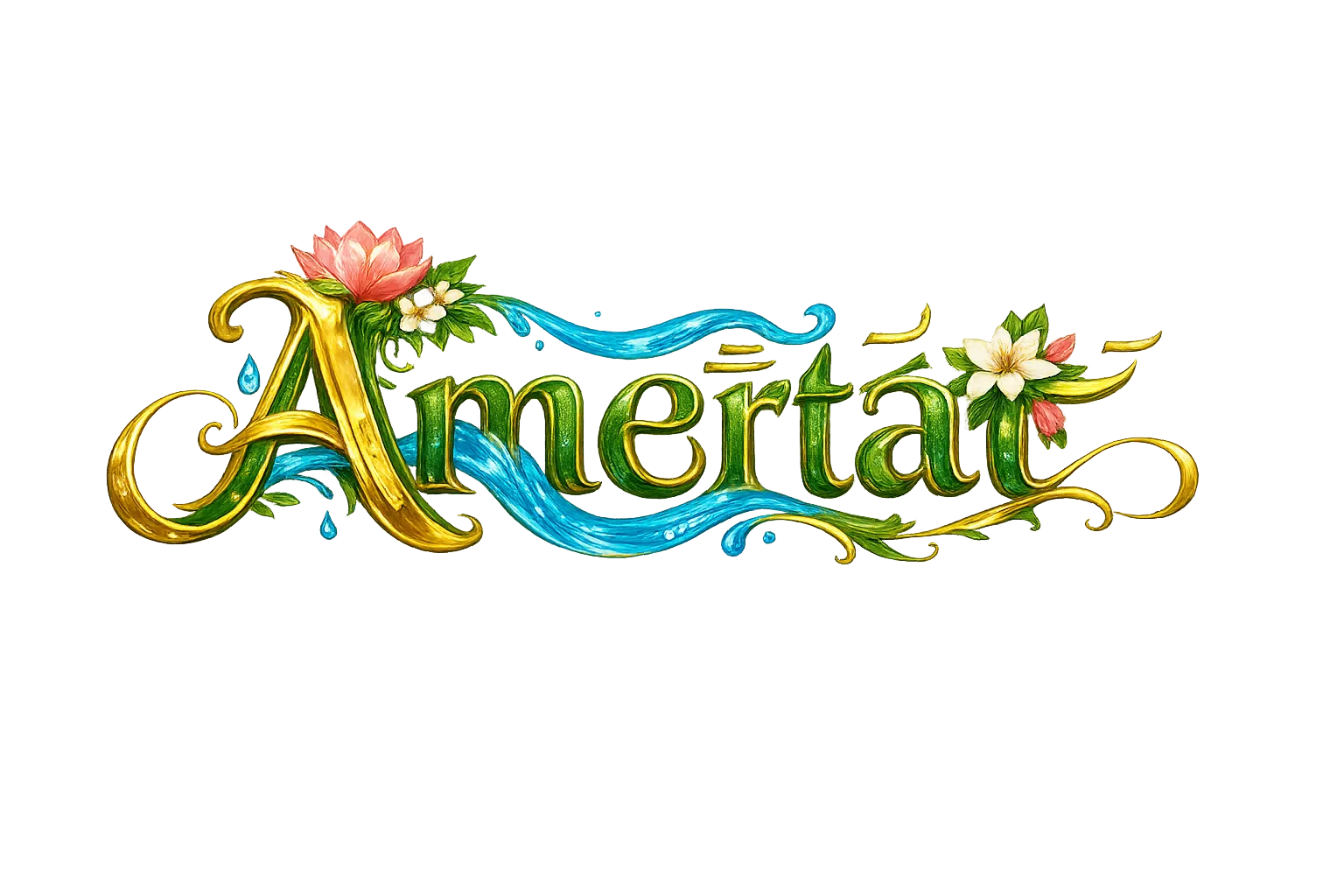 Amərətāt wordmark