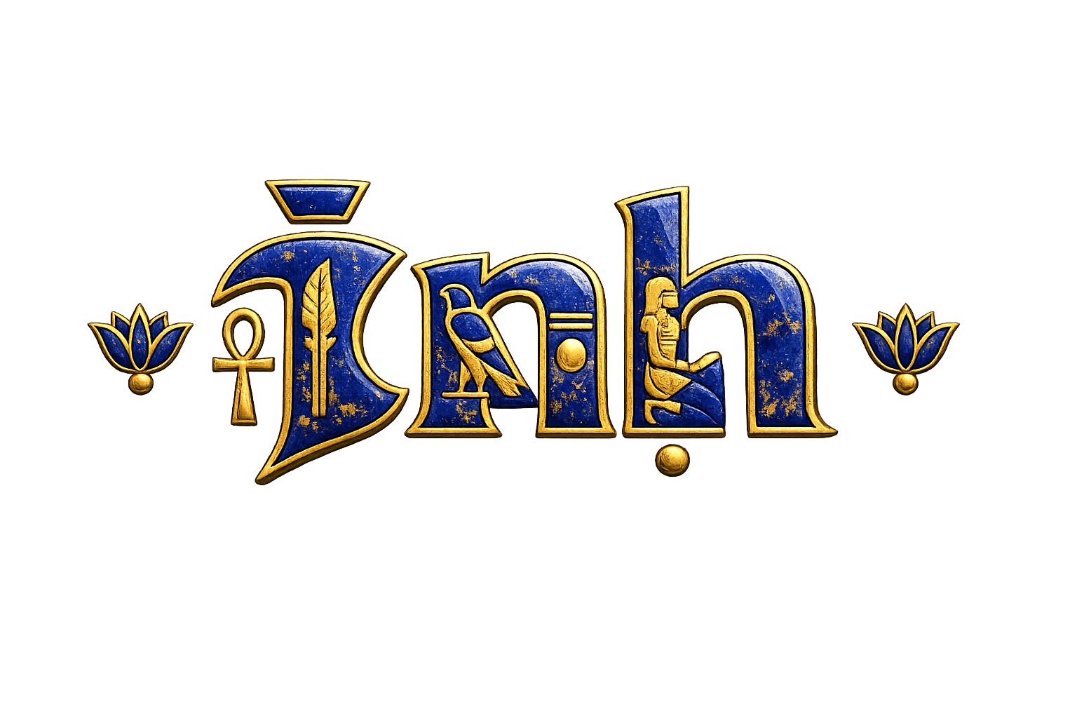 ꜥnḫ wordmark