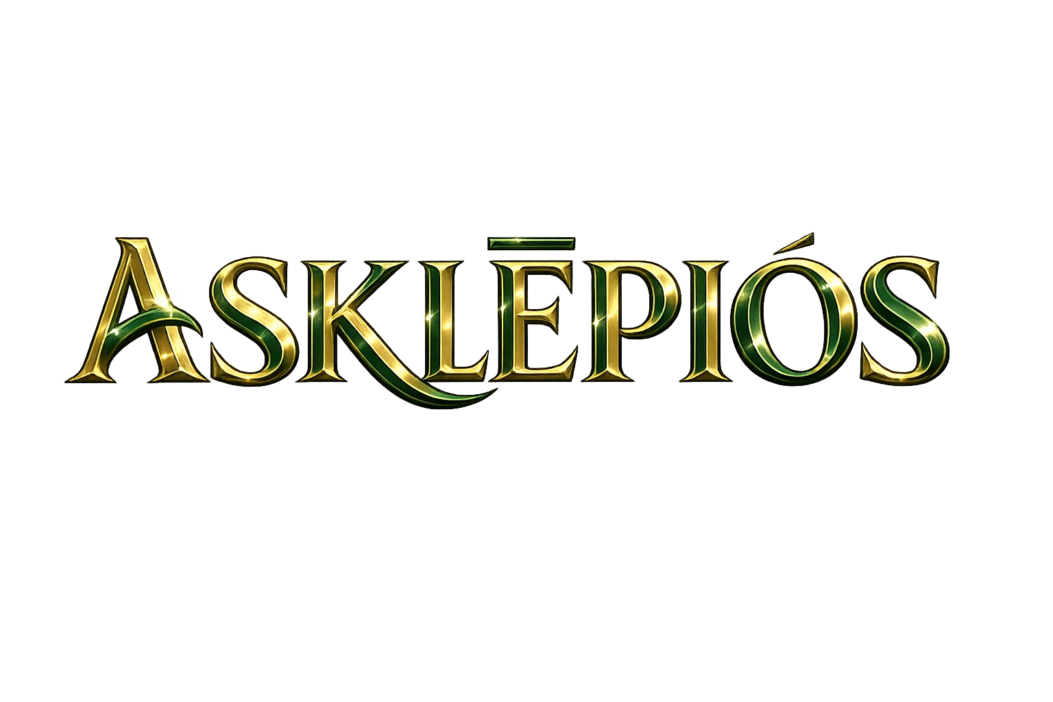 Asklēpiós wordmark