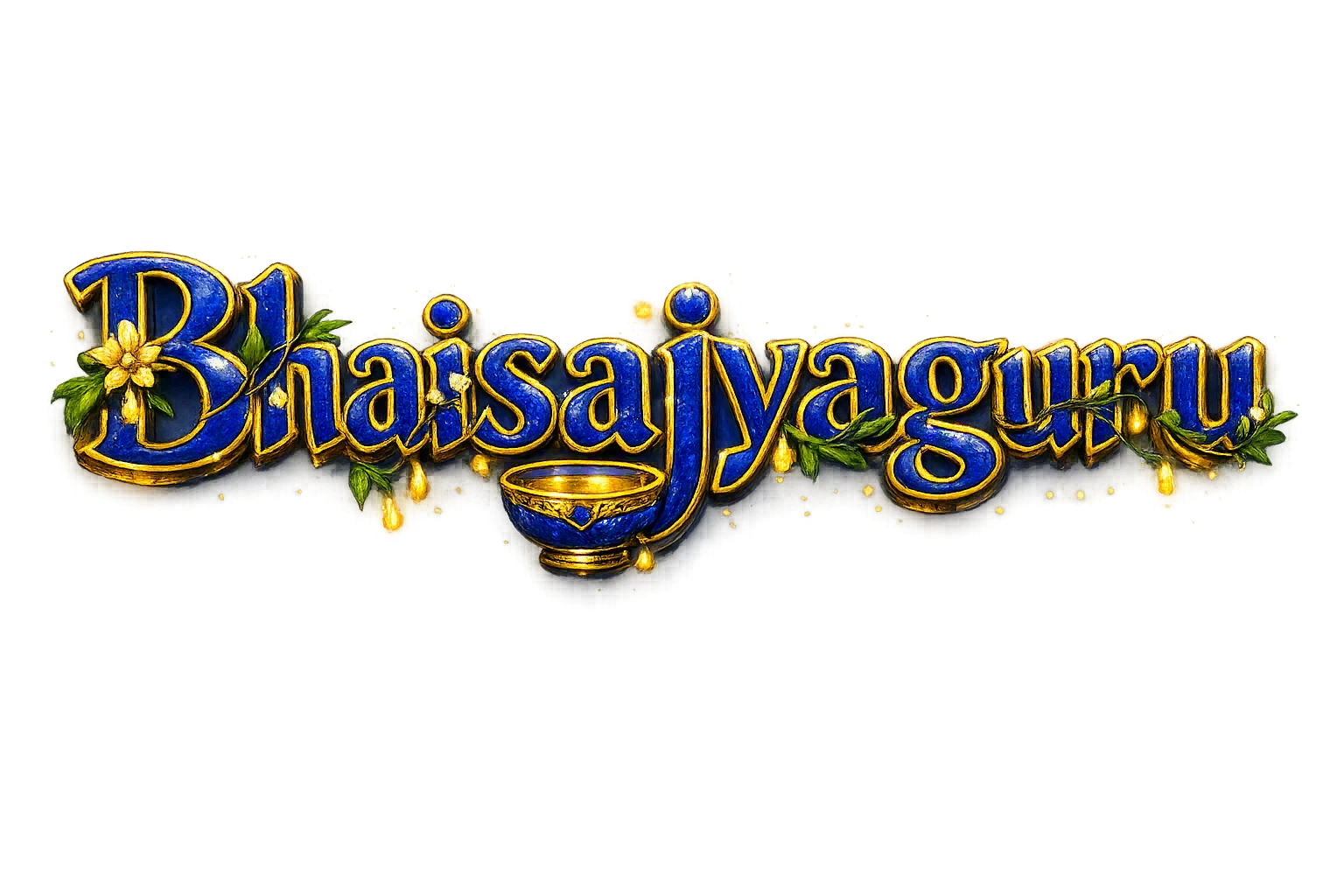 Bhaiṣajyaguru wordmark