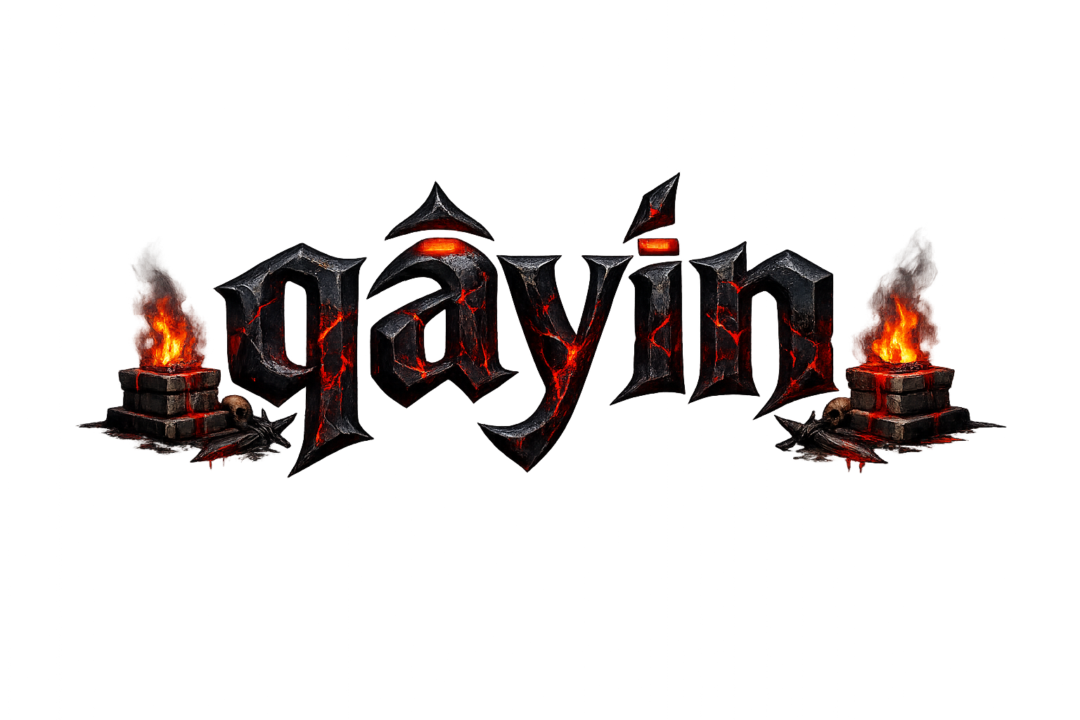 Qāyīn wordmark