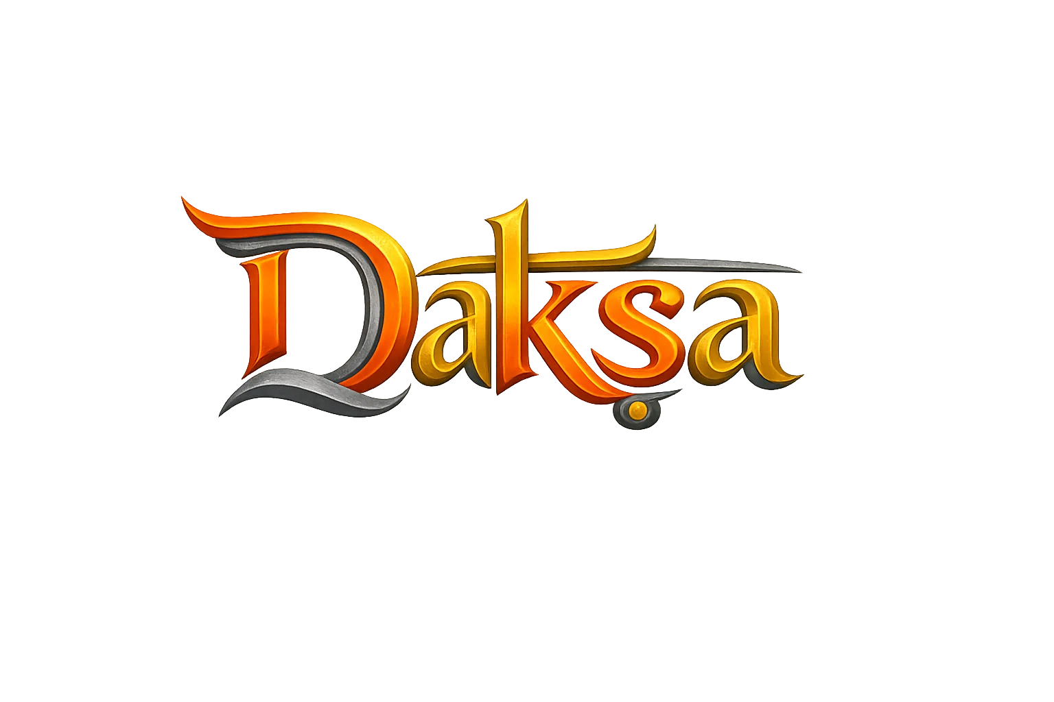 Dakṣa wordmark