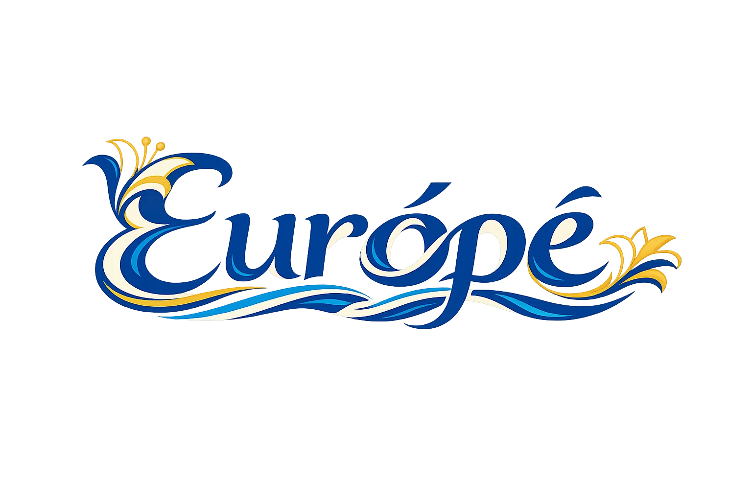 Eurṓpē wordmark