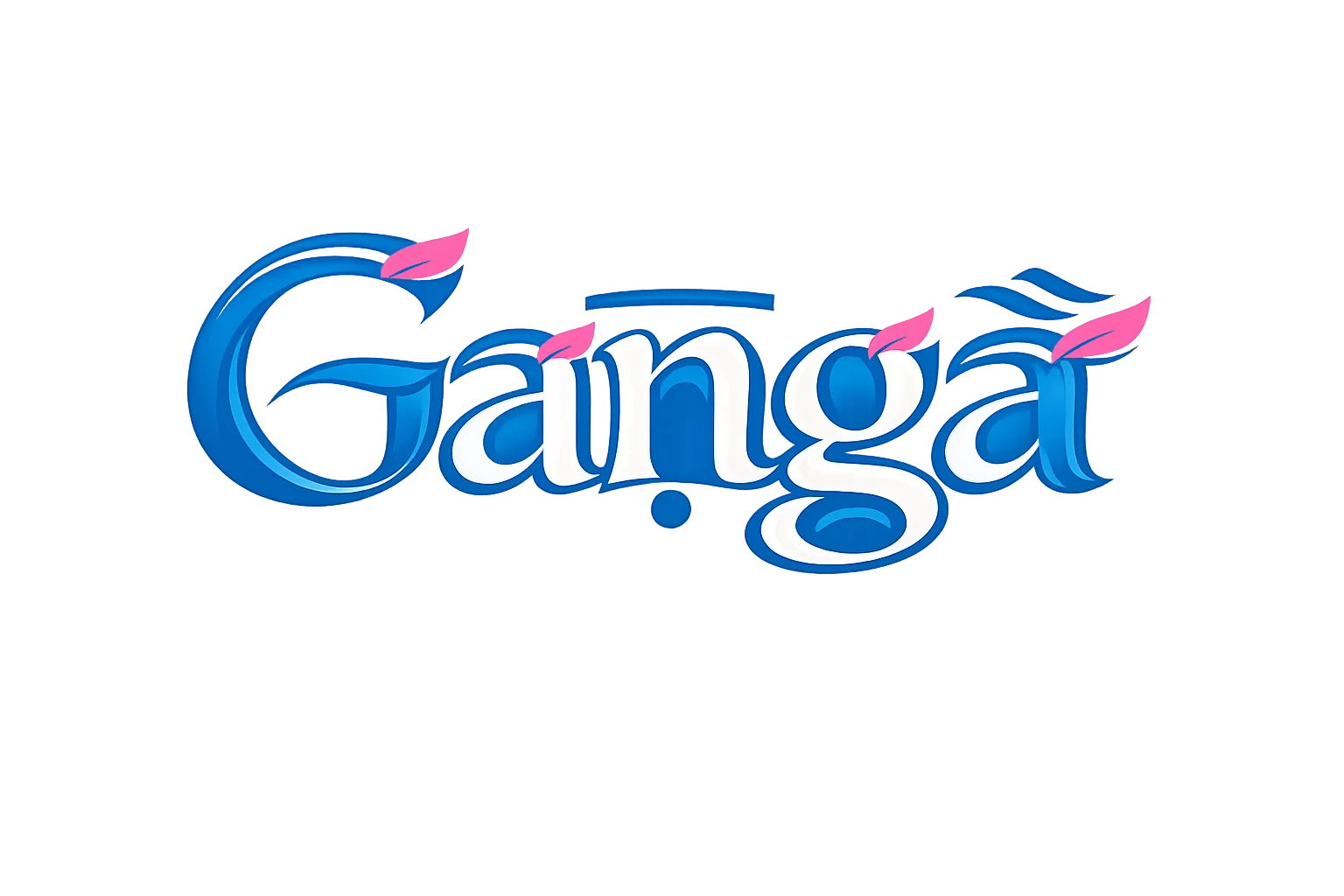Gaṅgā wordmark