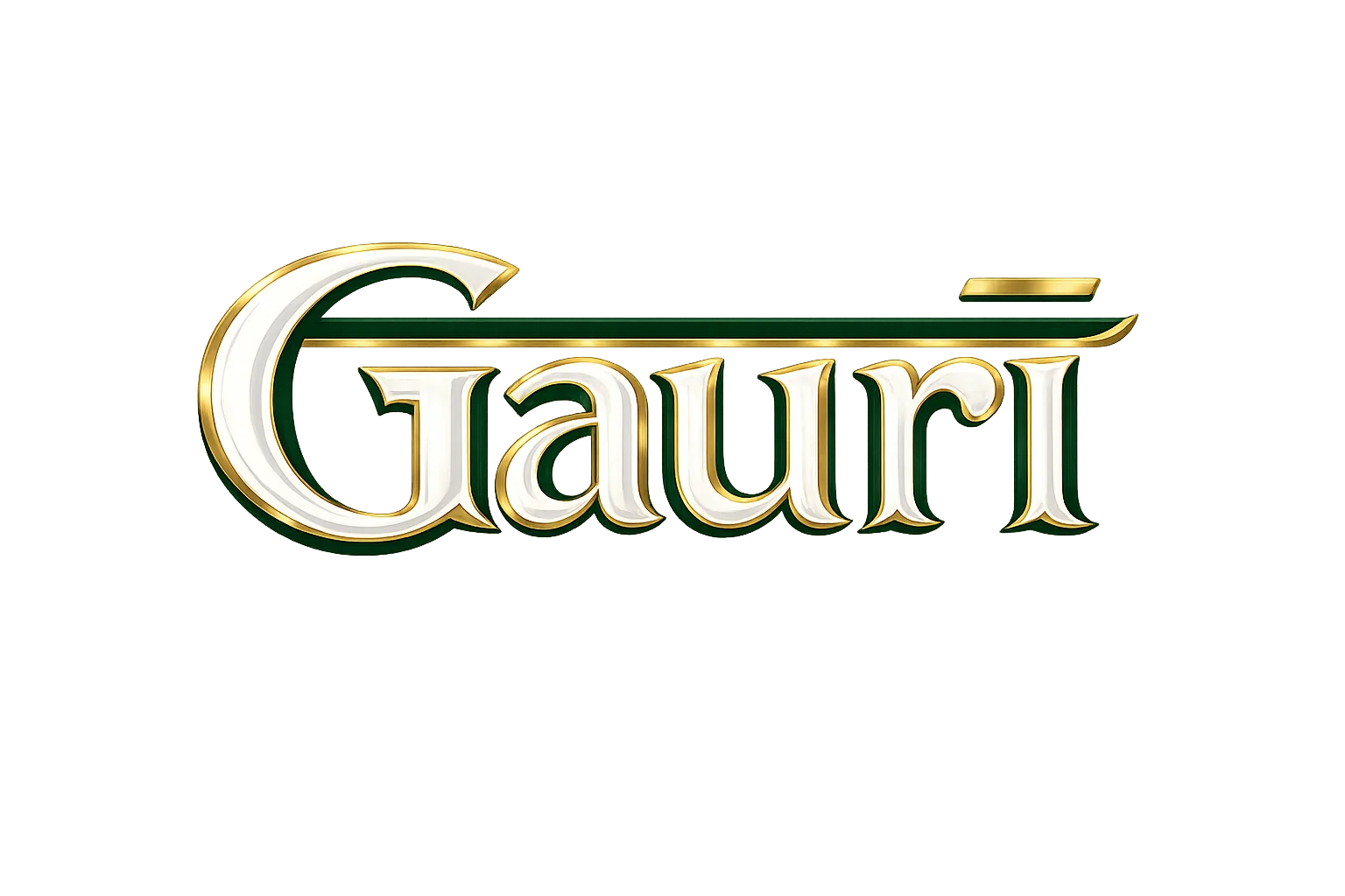 Gaurī wordmark