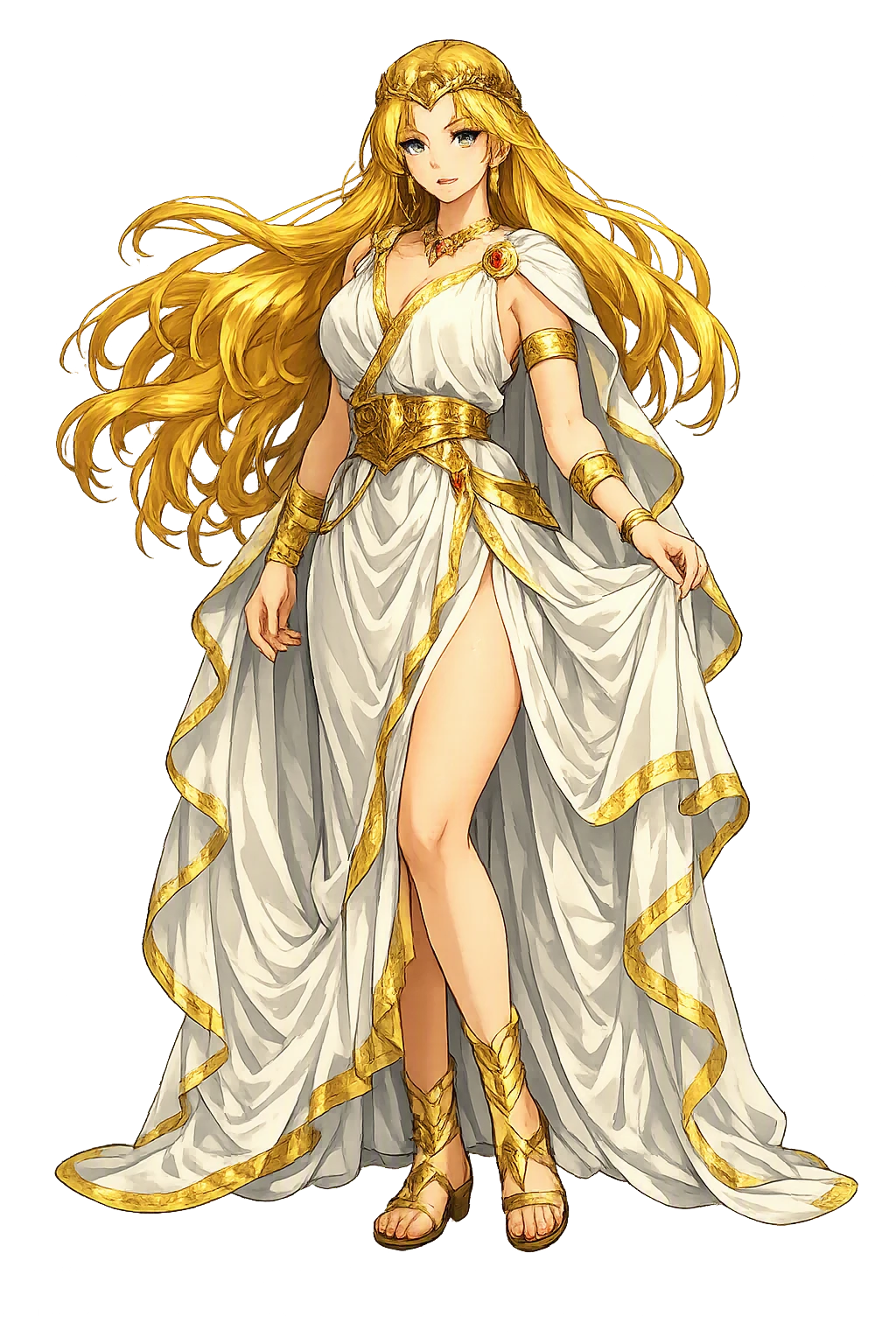 Helénē — restored temple mascot artwork
