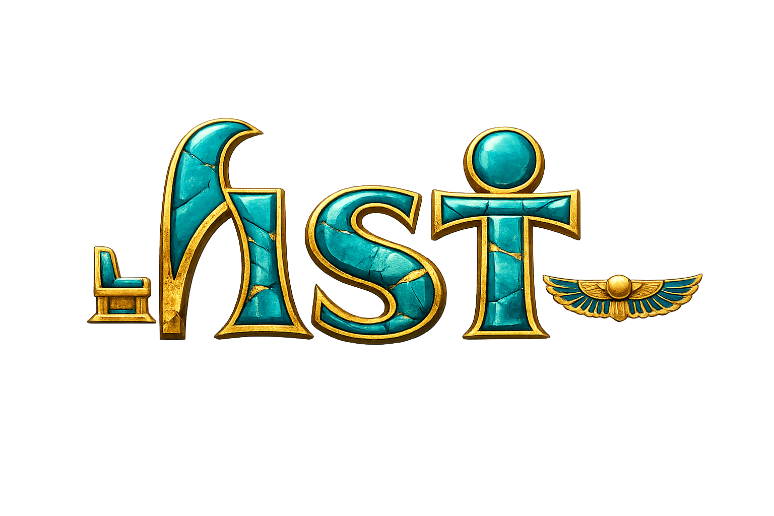 Ꜣst wordmark