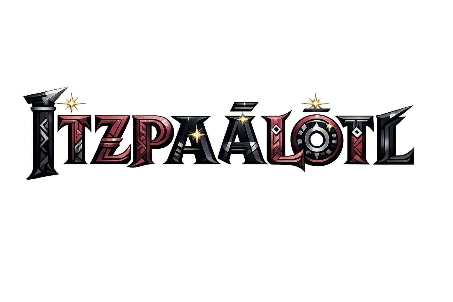 Ītzpāpālōtl wordmark