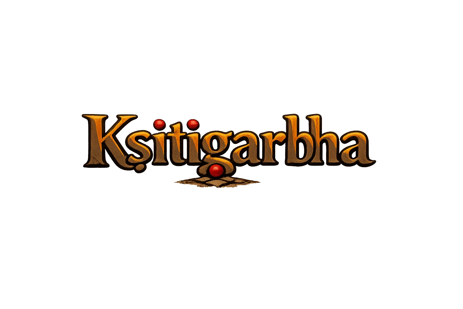 Kṣitigarbha wordmark