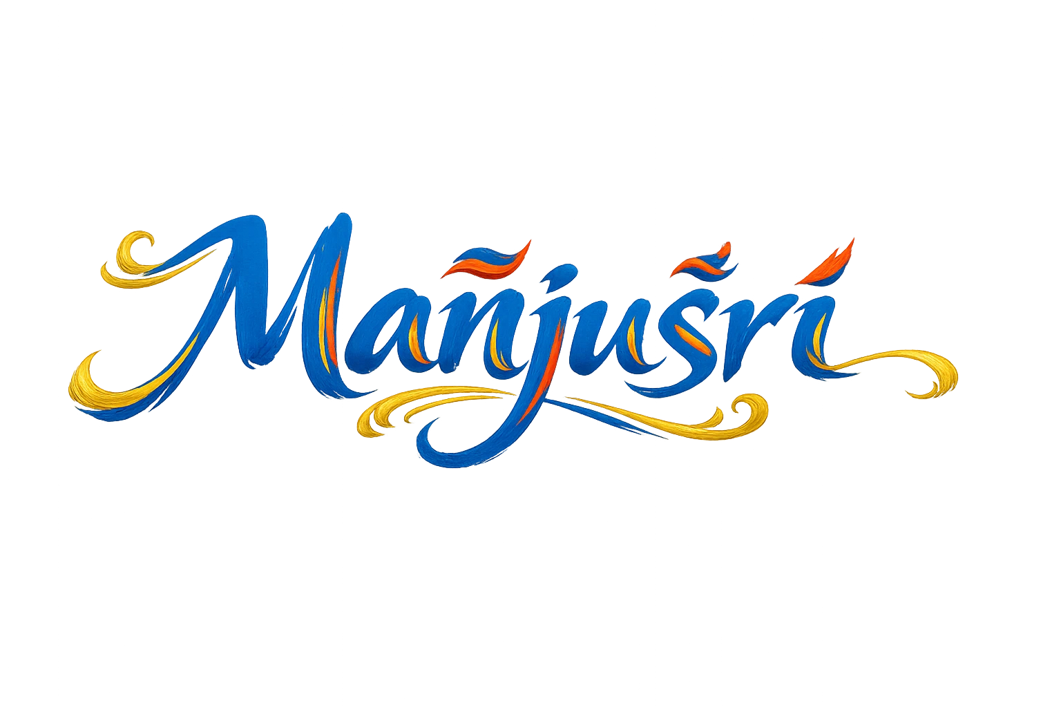 Mañjuśrī wordmark