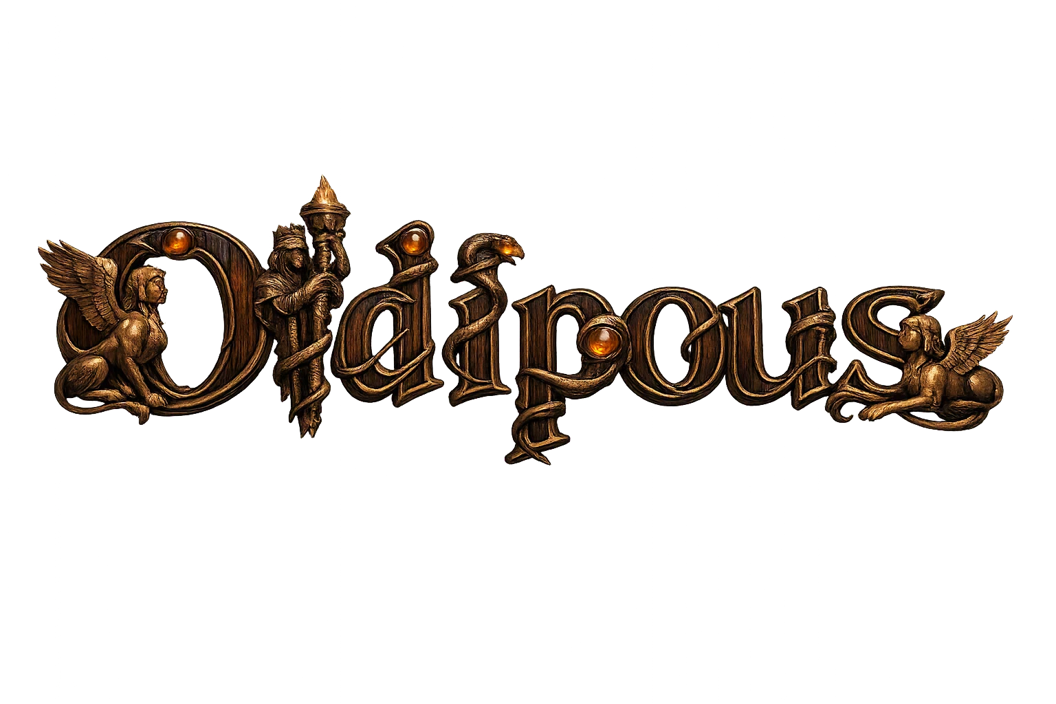 Oidípous wordmark