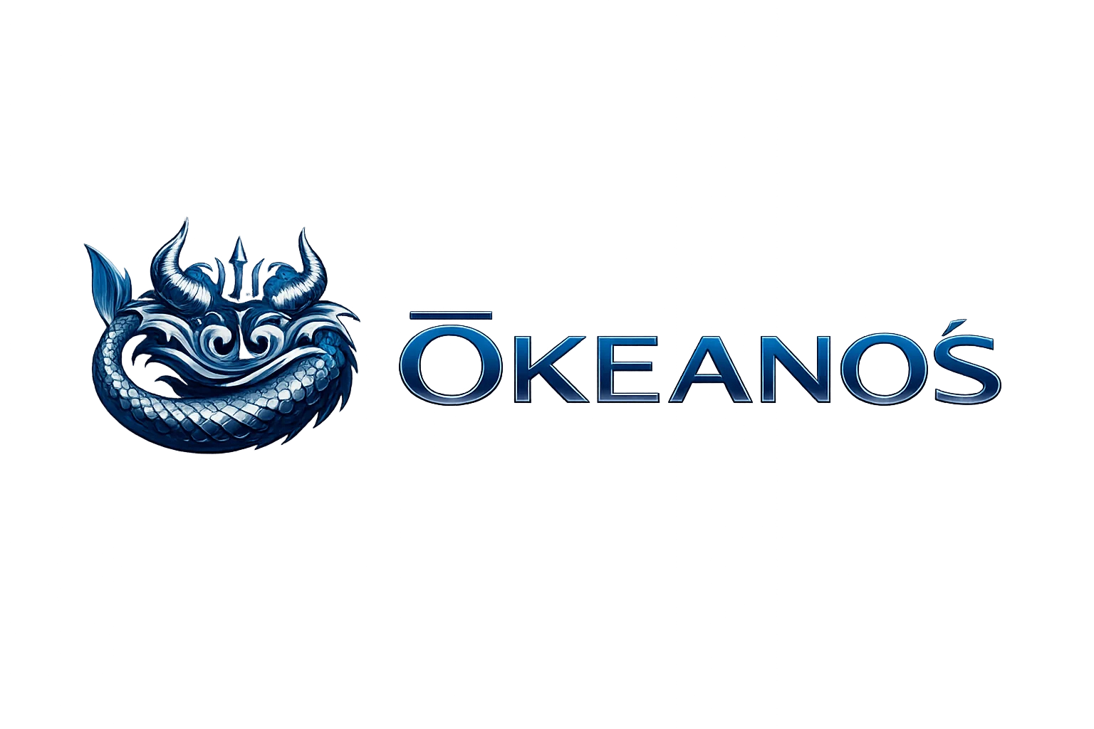 Ōkeanós wordmark