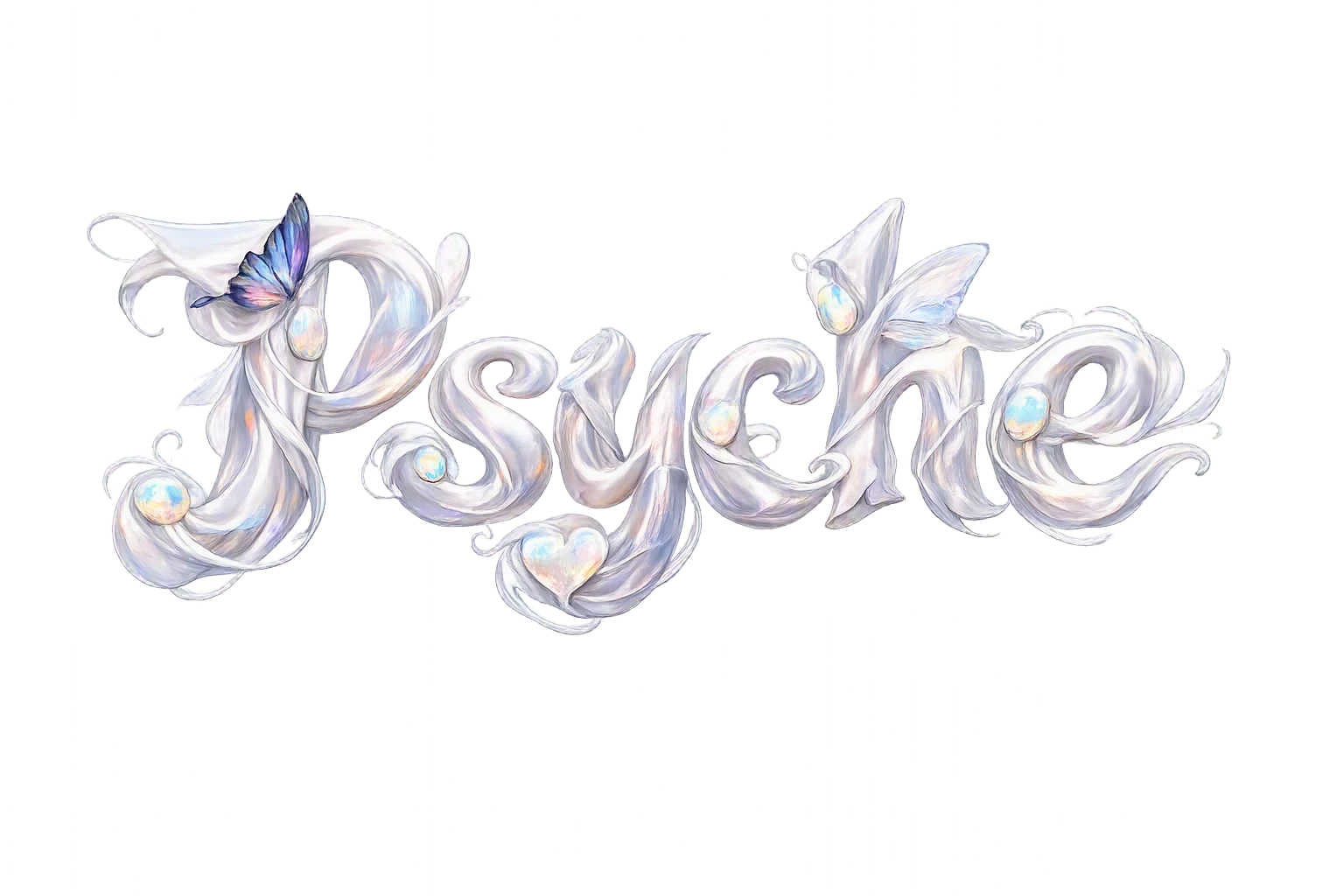 Psychḗ wordmark