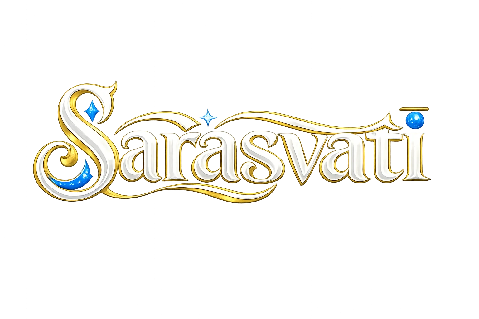 Sarasvatī wordmark