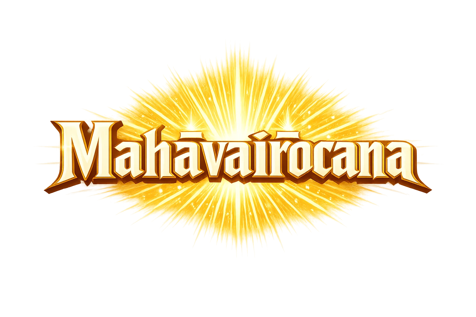 Mahāvairocana wordmark