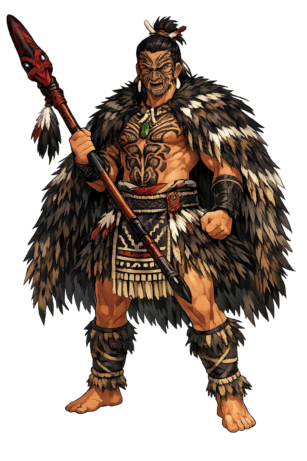 Tūmatauenga mascot