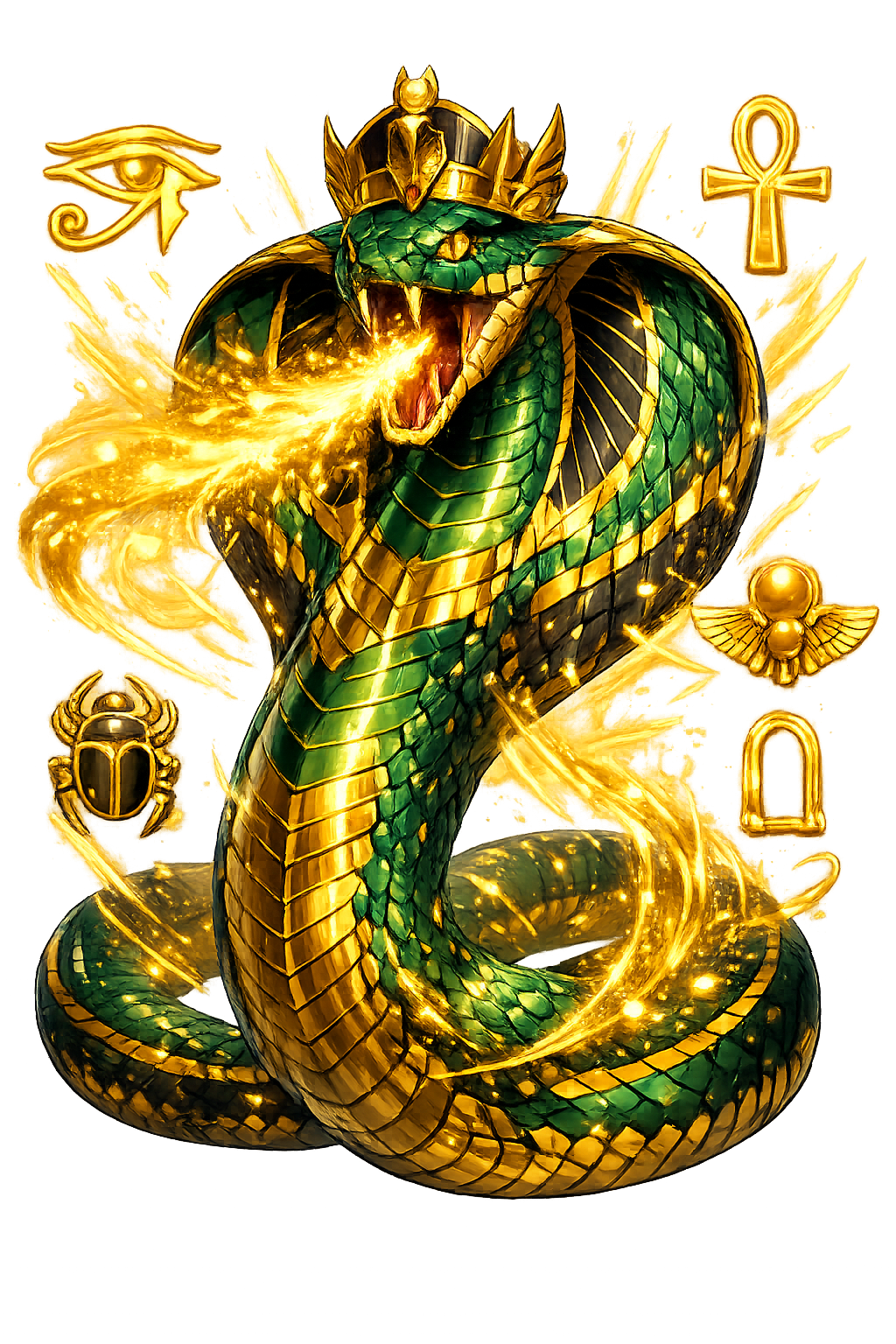 Wꜣḏyt — Cobra, Protection, Lower Egypt