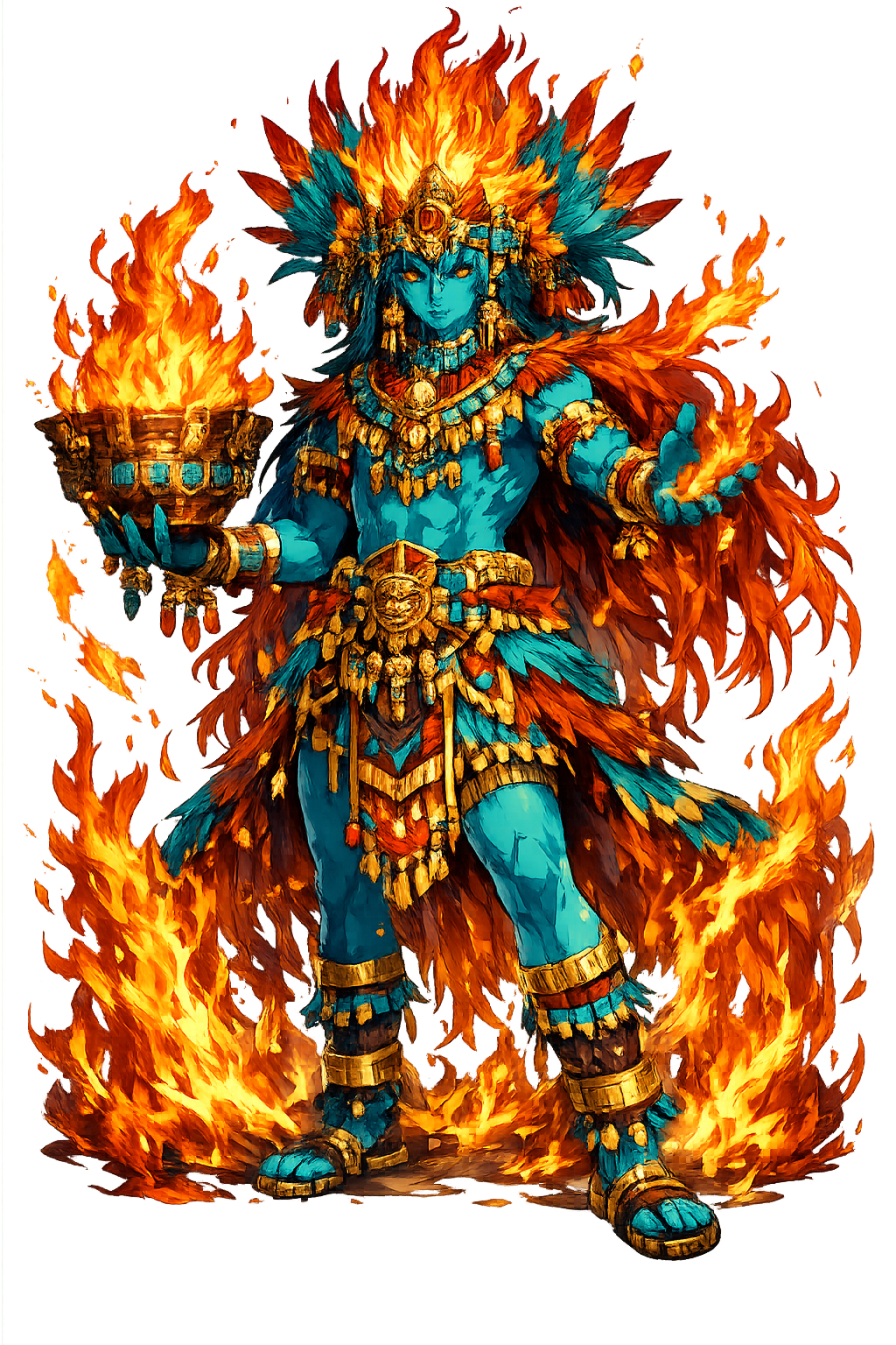 Xiuhtēcuhtli — Fire, Time, Hearth